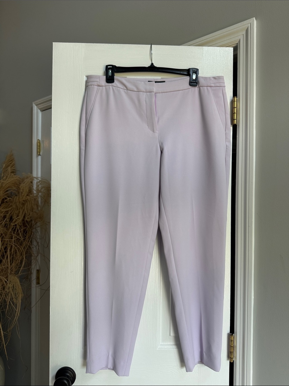 White House Black Market Lilac Tailored Trousers